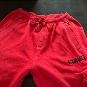Authentic Men’s Coogi Red jogger pants size : XL
